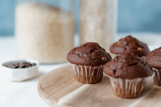 Triple Chocolate Protein Muffins