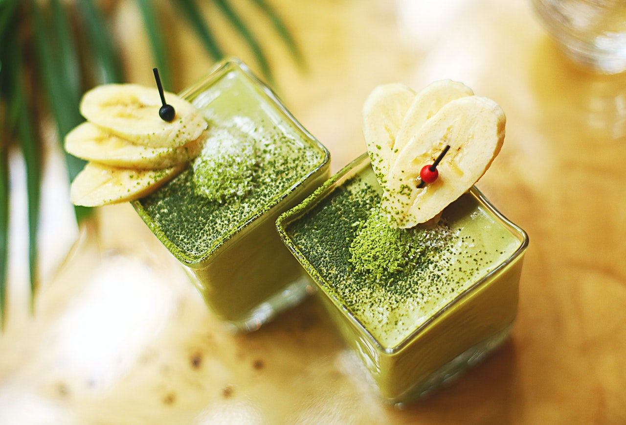 Om Mushroom Matcha Smoothie | Chef Kimi Karma