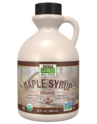 NOW Foods Maple Syrup, Organic Grade A Dark Color - 32 oz.