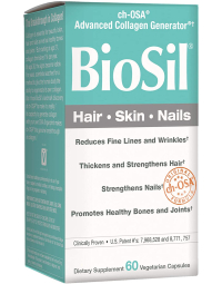 BioSil Hair Skin Nails, 60 Capsules