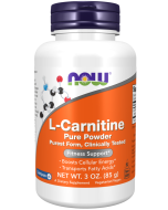 NOW Foods L-Carnitine Pure Powder - 3 oz.