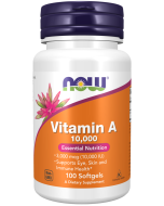NOW Foods Vitamin A 10,000 IU - 100 Softgels