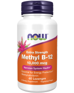 NOW Foods Methyl B-12, Extra Strength 10,000 mcg - 60 Lozenges