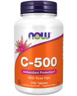 NOW Foods Vitamin C-500 - 250 Tablets