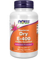 NOW Foods Vitamin E-400 Vegetarian Dry - 100 Veg Capsules