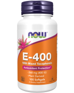NOW Foods Vitamin E-400 With Mixed Tocopherols - 100 Softgels