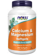 NOW Foods Calcium & Magnesium - 240 Softgels