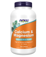 NOW Foods Calcium & Magnesium - 250 Tablets