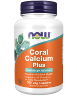 NOW Foods Coral Calcium Plus - 100 Veg Capsules