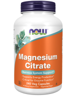 NOW Foods Magnesium Citrate - 240 Veg Capsules
