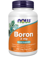 NOW Foods Boron 3 mg - 250 Veg Capsules