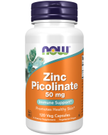 NOW Foods Zinc Picolinate 50 mg - 120 Veg Capsules