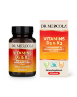 Dr. Mercola Vitamins D3 and K2, 30 Capsules