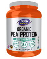 NOW Foods Pea Protein, Organic Powder - 1.5 lbs.