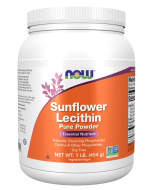 NOW Foods Sunflower Lecithin Pure Powder - 1 lb.