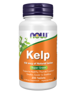 NOW Foods Kelp 150 mcg - 200 Tablets