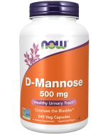 NOW Foods D-Mannose 500 mg - 240 Veg Capsules