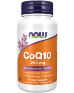 NOW Foods CoQ10 200 mg - 60 Veg Capsules