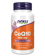 NOW Foods CoQ10 400 mg - 30 Softgels