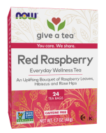NOW Foods Red Raspberry Tea - 24 Tea Bags