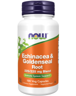 NOW Foods Echinacea & Goldenseal Root - 100 Veg Capsules