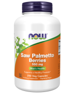 NOW Foods Saw Palmetto Berries 550 mg - 250 Veg Capsules