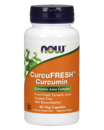 NOW Foods CurcuFRESH™ Curcumin - 60 Veg Capsules