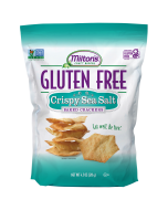 Miltons Crispy Sea Salt Gluten Free Crackers - Front view