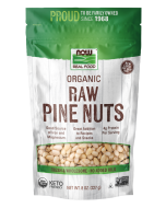 NOW Foods Pine Nuts, Raw Organic - 8 oz.