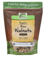 NOW Foods Walnuts, Organic, Raw & Unsalted - 12 oz.