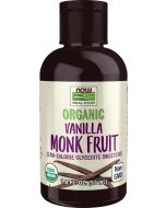 NOW Foods Monk Fruit Vanilla Liquid, Organic - 1.8 fl. oz.
