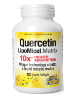 Natural Factors Quercetin LipoMicel Matrix, 120 Softgels