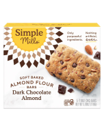 Simple Mills Dark Chocolate Almond Soft Baked Bars, 5 Bars