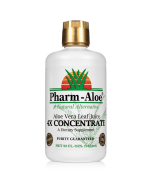 Pharm-Aloe 4X Concentrate Aloe Vera Leaf Juice, 32 fl. oz.