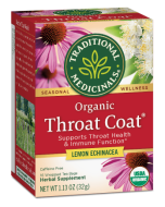 Traditional Medicinals Throat Coat Lemon Echinacea Tea