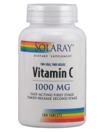 Solaray Time Released Vitamin C, 1000mg, 100 Tablets