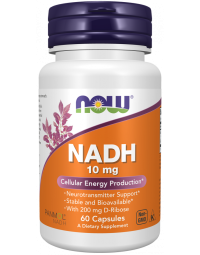 NOW Foods NADH 10 mg - 60 Capsules