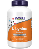 NOW Foods L-Lysine 500 mg - 250 Tablets