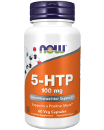 NOW Foods 5-HTP 100 mg - 60 Veg Capsules