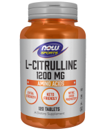 NOW Foods L-Citrulline, Extra Strength 1200 mg - 120 Tablets