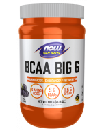 NOW Foods BCAA Big 6, Grape Flavor Powder - 600 g