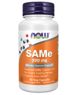 NOW Foods SAMe 200 mg - 60 Veg Capsules