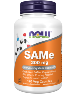 NOW Foods SAMe 200 mg - 120 Veg Capsules