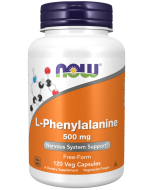 NOW Foods L-Phenylalanine 500 mg - 120 Veg Capsules