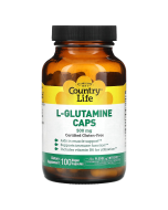 Country Life L-Glutamine Caps 500mg - Front view