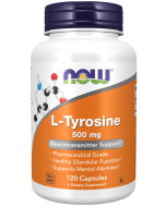 NOW Foods L-Tyrosine 500 mg - 120 Capsules