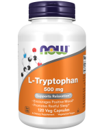 NOW Foods L-Tryptophan 500 mg - 120 Veg Capsules