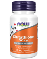 NOW Foods Glutathione 500 mg - 30 Veg Capsules