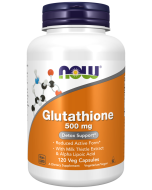 NOW Foods Glutathione 500 mg - 120 Veg Capsules