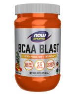 NOW Foods BCAA Blast Powder, Tropical Punch Flavor - 600 Grams